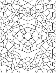 Mandala z witrażem - antystresowa kolorowanka