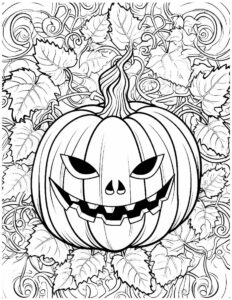 Dynia mandala Jack O'lantern do druku